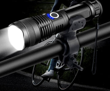 Powerful LED Bicycle Flashlight